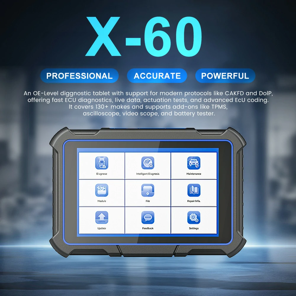 UDIAG X-60 – tabletă diagnoză OE-Level, full system
